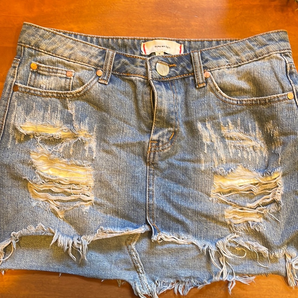 Jean skirt